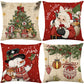 Cute Christmas Print Pillow Cover