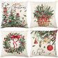 Cute Christmas Print Pillow Cover