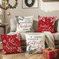Cute Christmas Print Pillow Cover