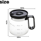 ☕Glass Pot Style Coffee Mug with Lid🎁