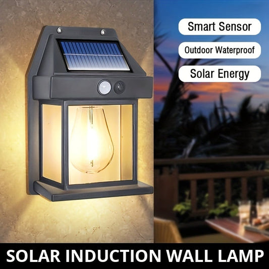 New solar wall lamp for outdoor use