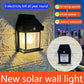 New solar wall lamp for outdoor use