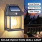 New solar wall lamp for outdoor use