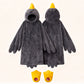 Unisex Funny Goose Hooded Robe