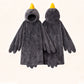Unisex Funny Goose Hooded Robe