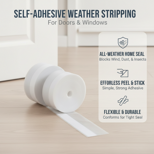 🎃Halloween Deal 50% OFF!🚪Self-Adhesive Door Draught Excluder – Flexible Cut-to-Size Gap Seal