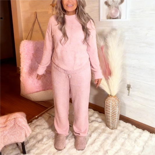 Relaxed Fit Warm Loungewear Set for Women