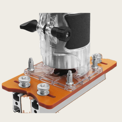 🎃Halloween Deal 50% OFF!🔧2-in-1 Wood Router Slotting Jig – Neater Joints, Hidden Fixings