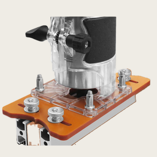 🎃Halloween Deal 50% OFF!🔧2-in-1 Wood Router Slotting Jig – Neater Joints, Hidden Fixings