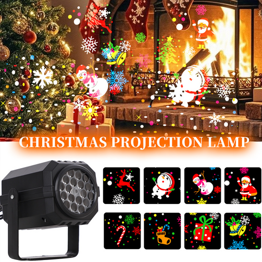 🔥Black Friday Sale 🎁Rotating LED Christmas Pattern Projector Light