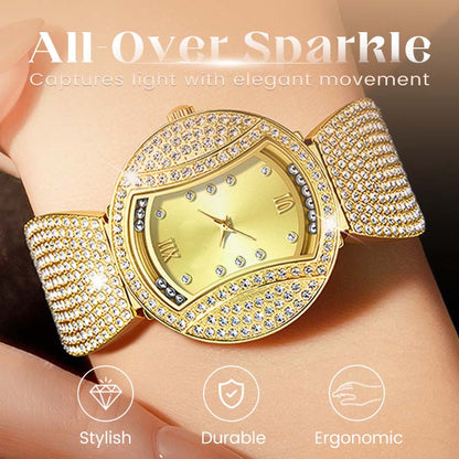 ⏳Limited-time 50% off⏰Women’s Elegant Sparkling Rhinestone Quartz Watch⌚💎