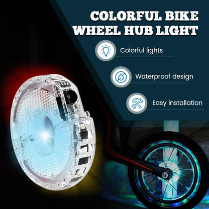 🎄 Christmas Deal – ALWAYS 50% OFF! ✨ Colorful Bicycle Wheel Lights (7 Colors + 18 Light Modes) – Safe & Super Cool for Night Riding!