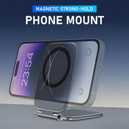 🎄 Christmas Deal – ALWAYS 50% OFF! 🧲 Ultra-Thin Magnetic Strong-Hold Phone Holder: With Magnetic Ring & 3M Metal Base – Works With Phone Case + 270° Flexibility For Car Navigation!