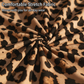 Women's Leopard Print Ruched Mini Dress