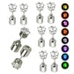 Stylish LED Luminous Crown Earrings