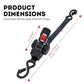 🎃Halloween Deal 50% OFF!🚐Auto-Retractable Ratchet Tie-Down Strap – 25mm × 3.3m with Coated S-Hooks