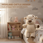 🎃Halloween Deal 50% OFF!🐮Fluffy Highland Cow Soft Toy – Cuddly Charm