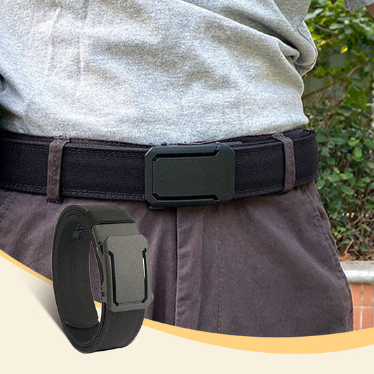 Buy 2 Free Shipping-Upgraded version thickened double-layer nylon tactical belt with automatic buckle