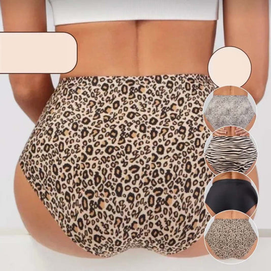 Limited-time 50% off⏰Women's Seamless High Waisted Animal Print Underwear👙