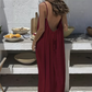 🔥While Supplies Last 40% OFF!🎉 Women's Casual Backless Spaghetti Strap Maxi Dress🌟🌊