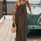 🔥While Supplies Last 40% OFF!🎉 Women's Casual Backless Spaghetti Strap Maxi Dress🌟🌊