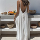 🔥While Supplies Last 40% OFF!🎉 Women's Casual Backless Spaghetti Strap Maxi Dress🌟🌊