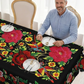 ⏳Limited-time 50% off⏰Mexican Floral Tablecloth with Scalloped Edge🏵️
