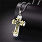 🔥2026 New Arrivals: 50% Off for a Limited Time!🔥Men's Two-Tone Cross Pendant Necklace