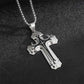 🔥2026 New Arrivals: 50% Off for a Limited Time!🔥Men's Two-Tone Cross Pendant Necklace
