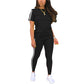 Women’s Short-Sleeve Top Leggings 2-Piece set