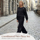 Women's Sequin Spliced Sweatshirt & Pants Set