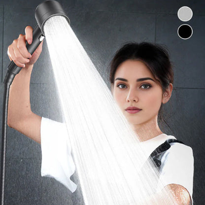 High-Pressure Shower Head with 4 Spray Modes & Built-In Filter