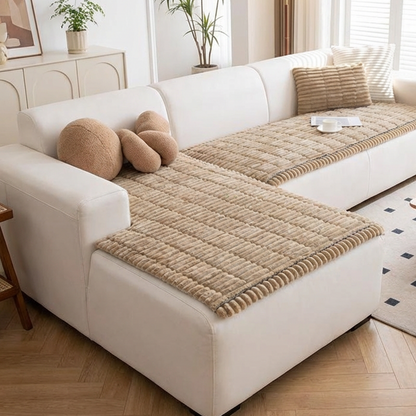 🎃Halloween Deal 50% OFF!🐾Quilted Corduroy Sofa Protector – Non-Slip Pet-Friendly Seat Cover