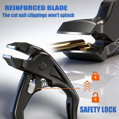 💅Stainless Steel Nail Clipper with Curved Precision Blades – Effortless for Thick Nails & Seniors! ✂️✨