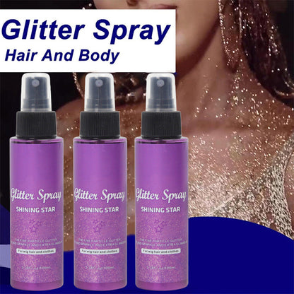 Shining Star Glitter Spray for Hair and Body