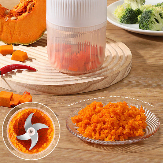 📢📢50% OFF!!⏰Cordless Electric Garlic Chopper & Mincer