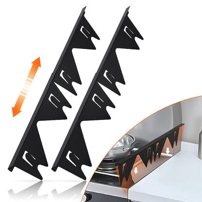 🔪50% OFF! 🍳 Stainless Steel Adjustable Retractable Stove Gap Covers 🧹