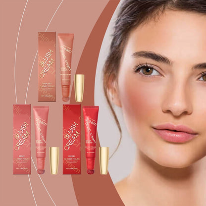 🔥LAST DAY SALE 50% OFF👍Natural Long-Lasting Shimmer Blush Cream