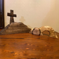 🐣 Wooden Easter tableau – 50% discount, unique & religious! ✝️✨