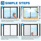 ❄️Summerfresh 50% OFF!🏠Water-Based Frosted Glass Privacy Coating – Matte Translucent Finish for Windows & Glass Doors