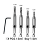 Self-Centering Hinge Drill Bit Set