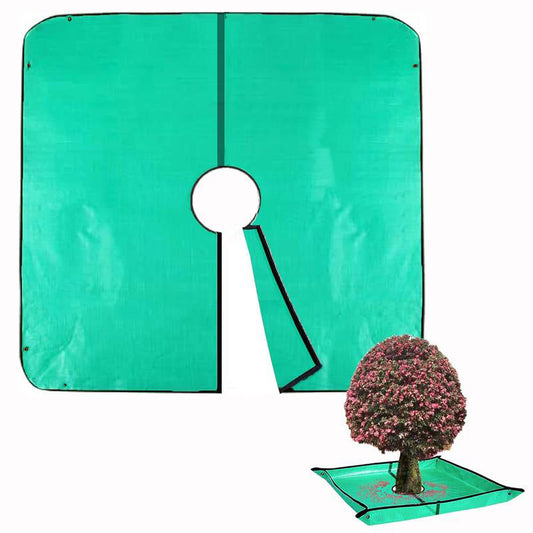 78.7"X78.7" Landscape Tarp for Trimming with 12-inch Hole