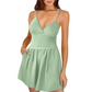 🥳Women‘s Ribbed Knit Romper – Breathable & skin-friendly, keeps shape