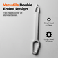 Universal Double-Headed Self-Tightening Wrench