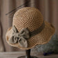 📢📢30% OFF !!!⏰🌞Elegant Woven Straw Sun Hat with Bow