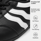 Women's Retro Wave Stripe Lace-Up Sneakers