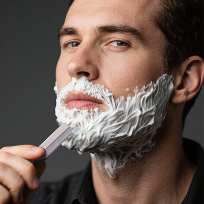 🎃Halloween Deal 50% OFF!🔥Stainless Steel Folding Shavette Razor – Sharp Beard Lines, Classic Control