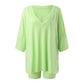 Women's V-Neck T-Shirts and Casual Shorts Two-piece Set