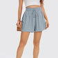 Women's High-Waisted Drawstring Shorts with Pockets