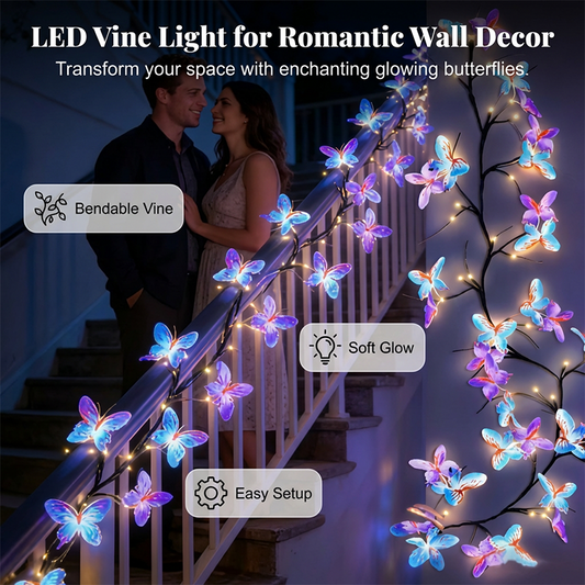 Romantic Butterfly Vine LED Lights